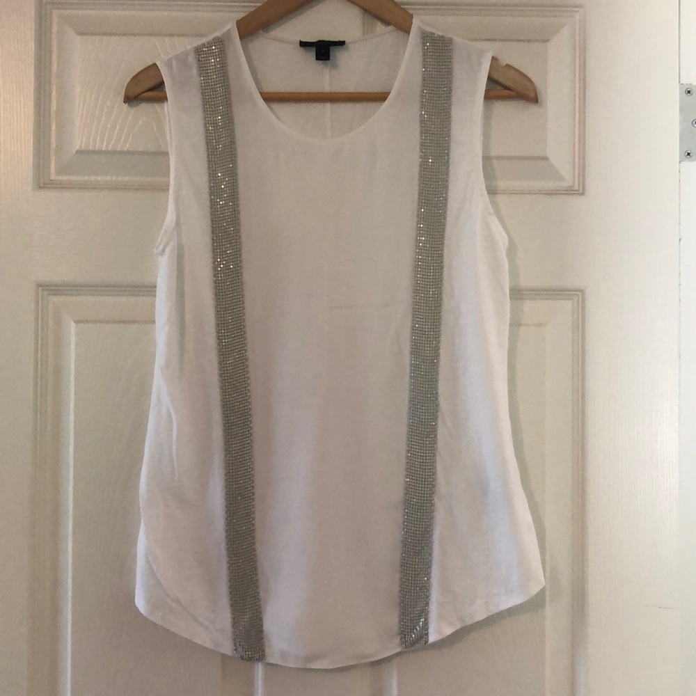 JCrew Sequined Detailed Tank